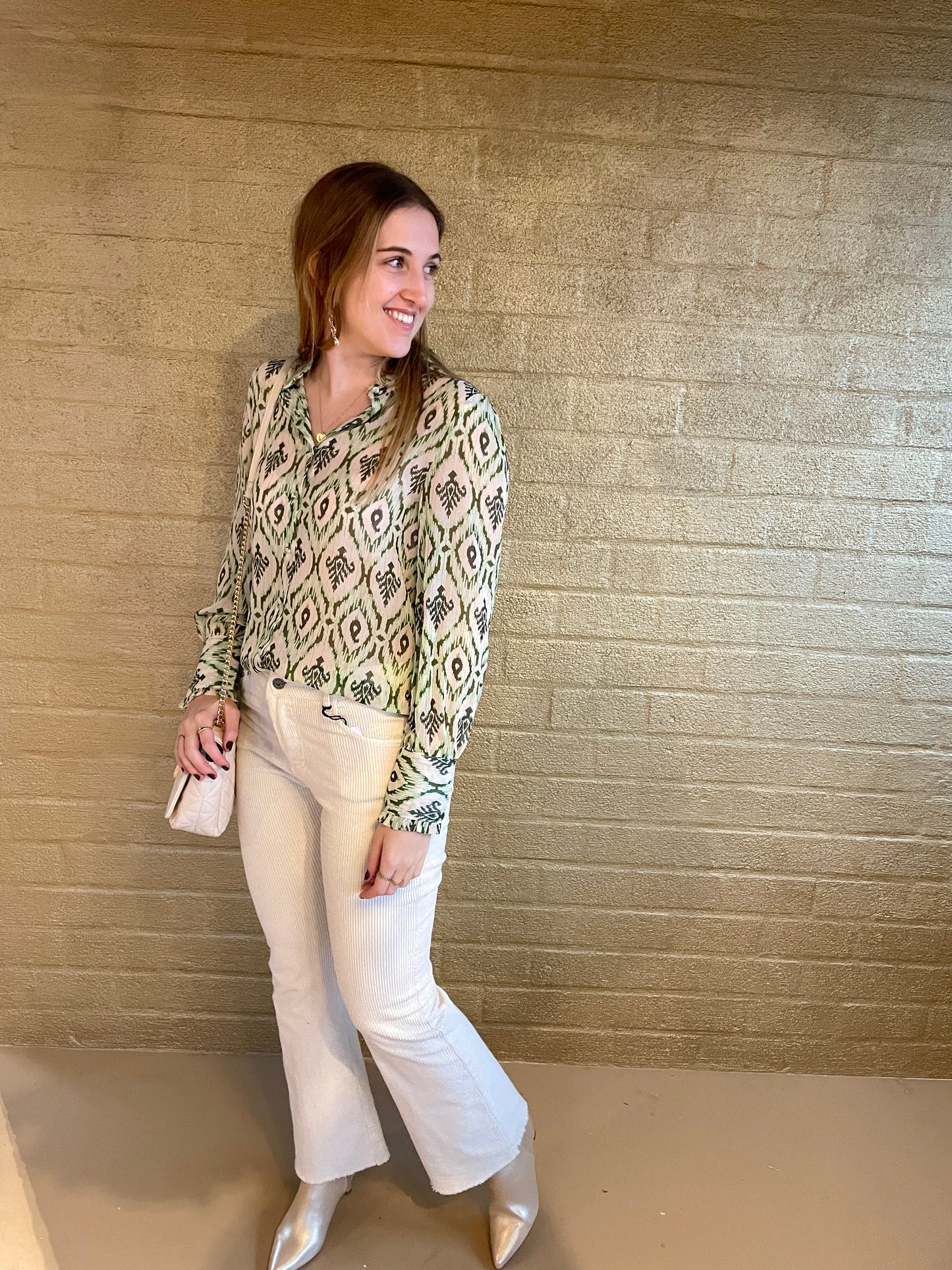CAMILLA BLOUSE GREEN
