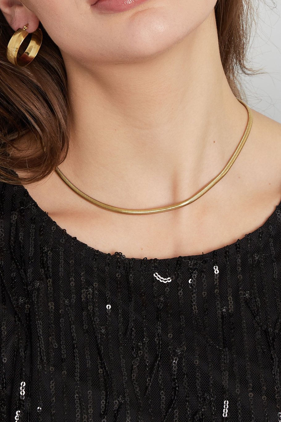 necklace flat with print