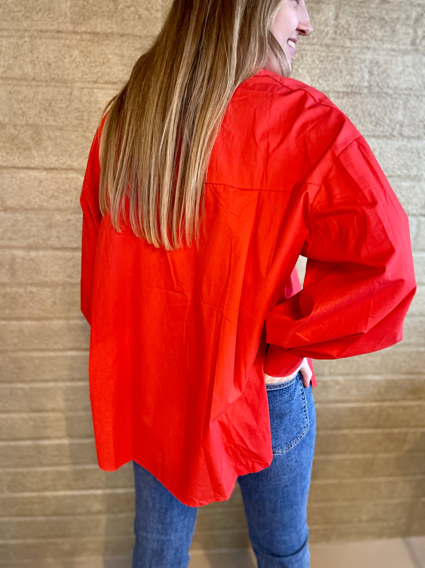 BLOUSE MIN RED