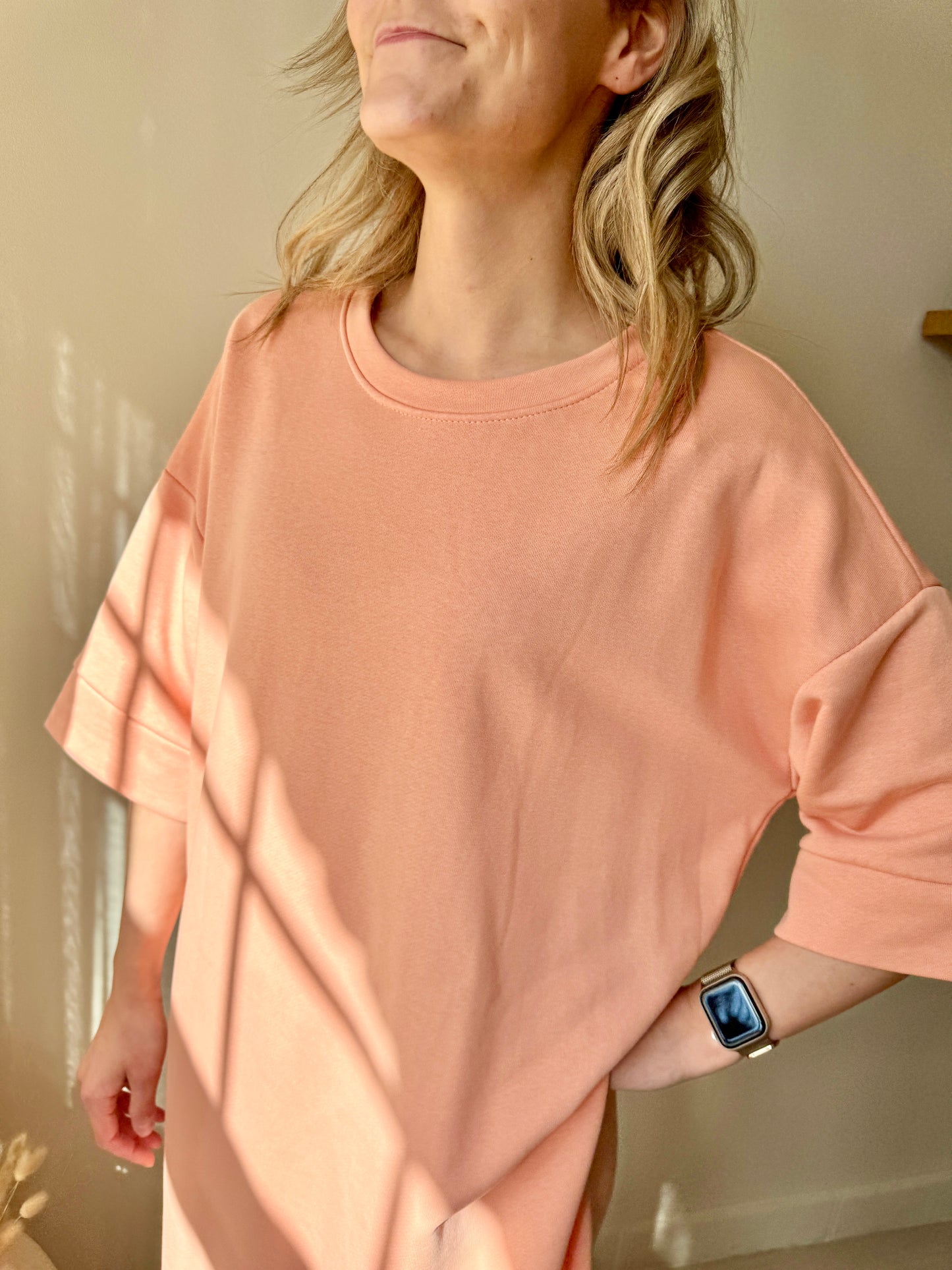 DRESS ADATTI PEACH