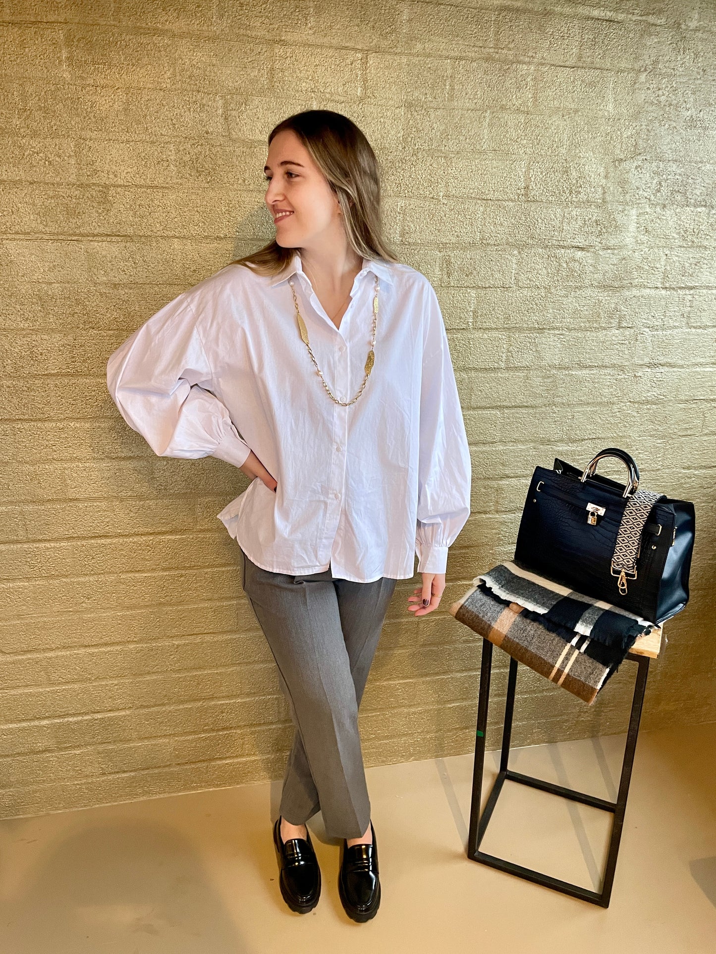 BLOUSE MIN WHITE