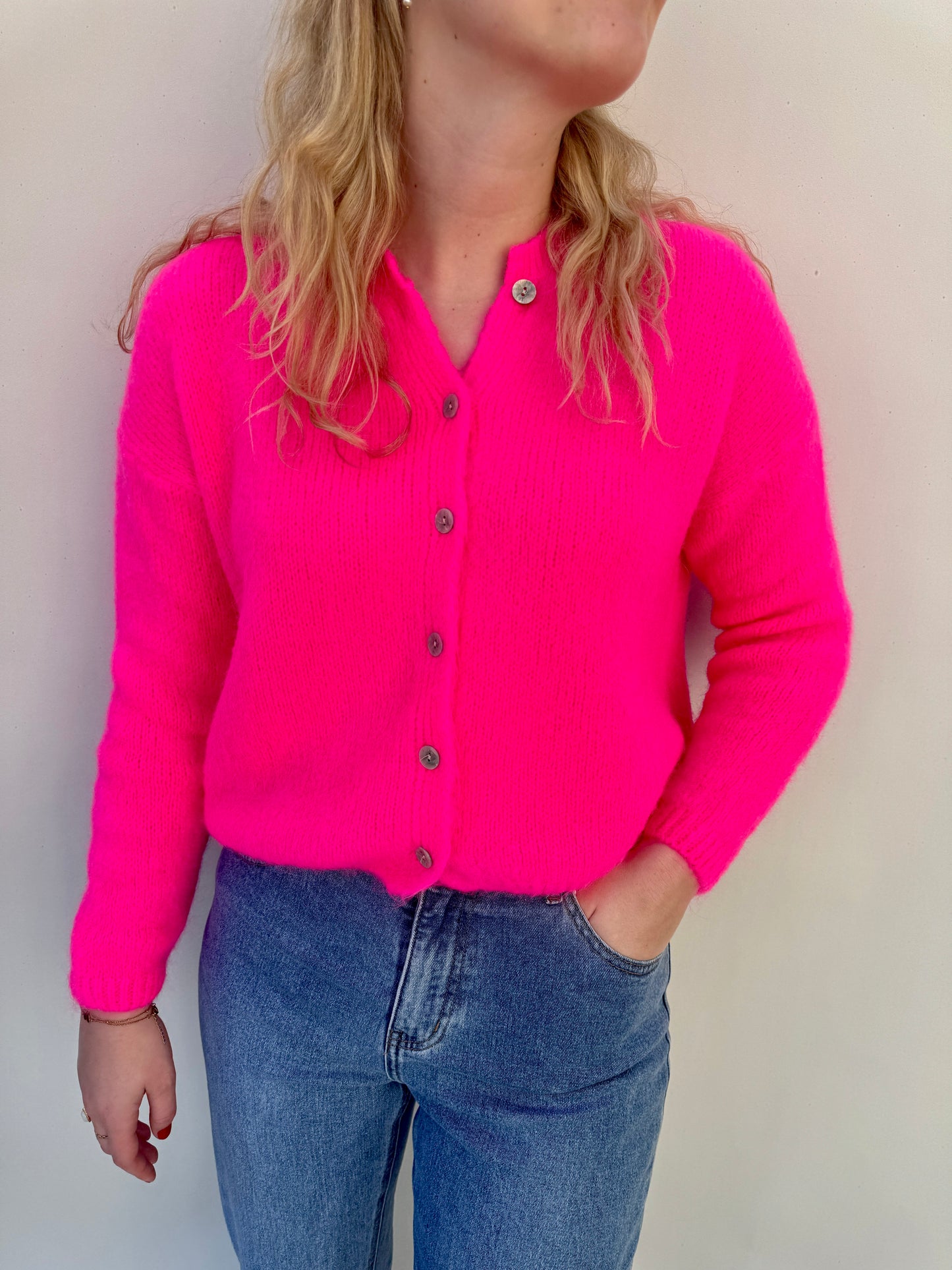 CARDIGAN THALIA FUCHSIA