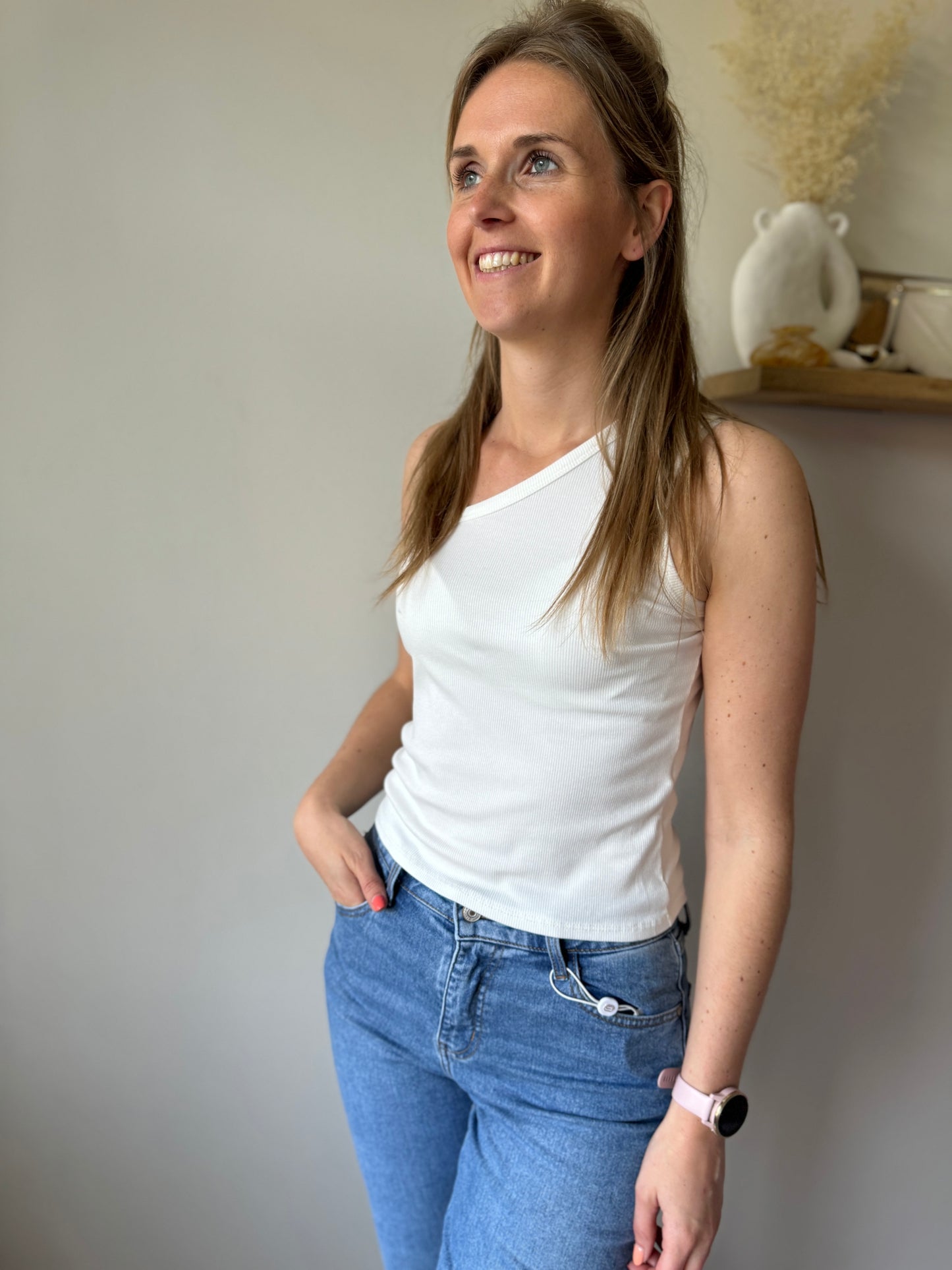 TOP OFF SHOULDER WHITE