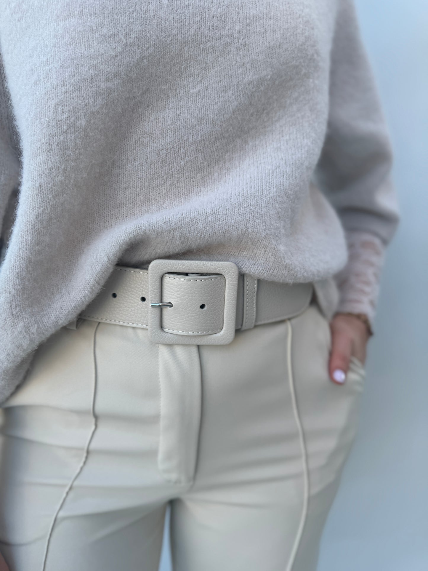 BELT CARO BEIGE - RIEM