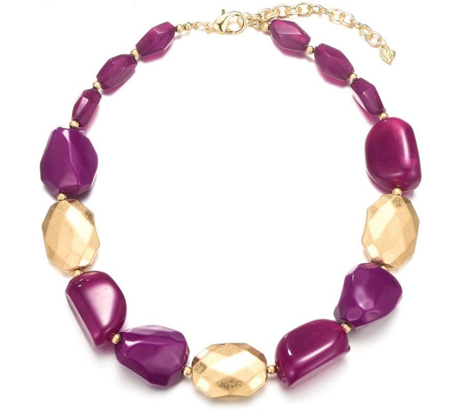 NECKLACE PURPLE