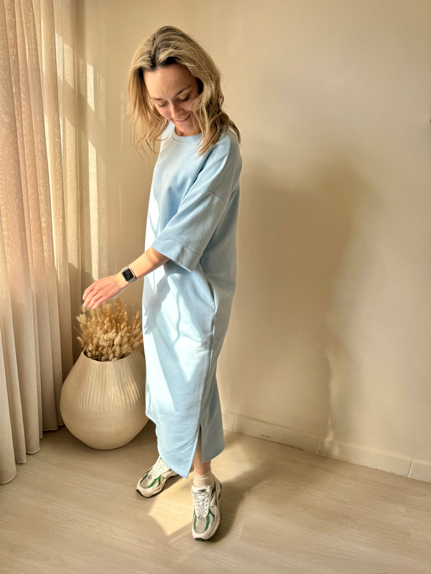 DRESS ADATTI BLUE