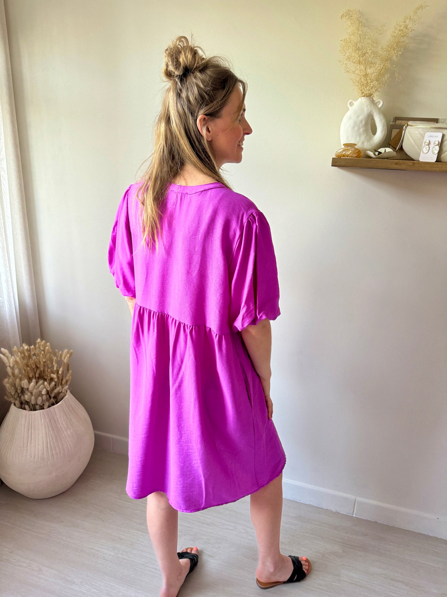 DRESS ELISA MAGENTA