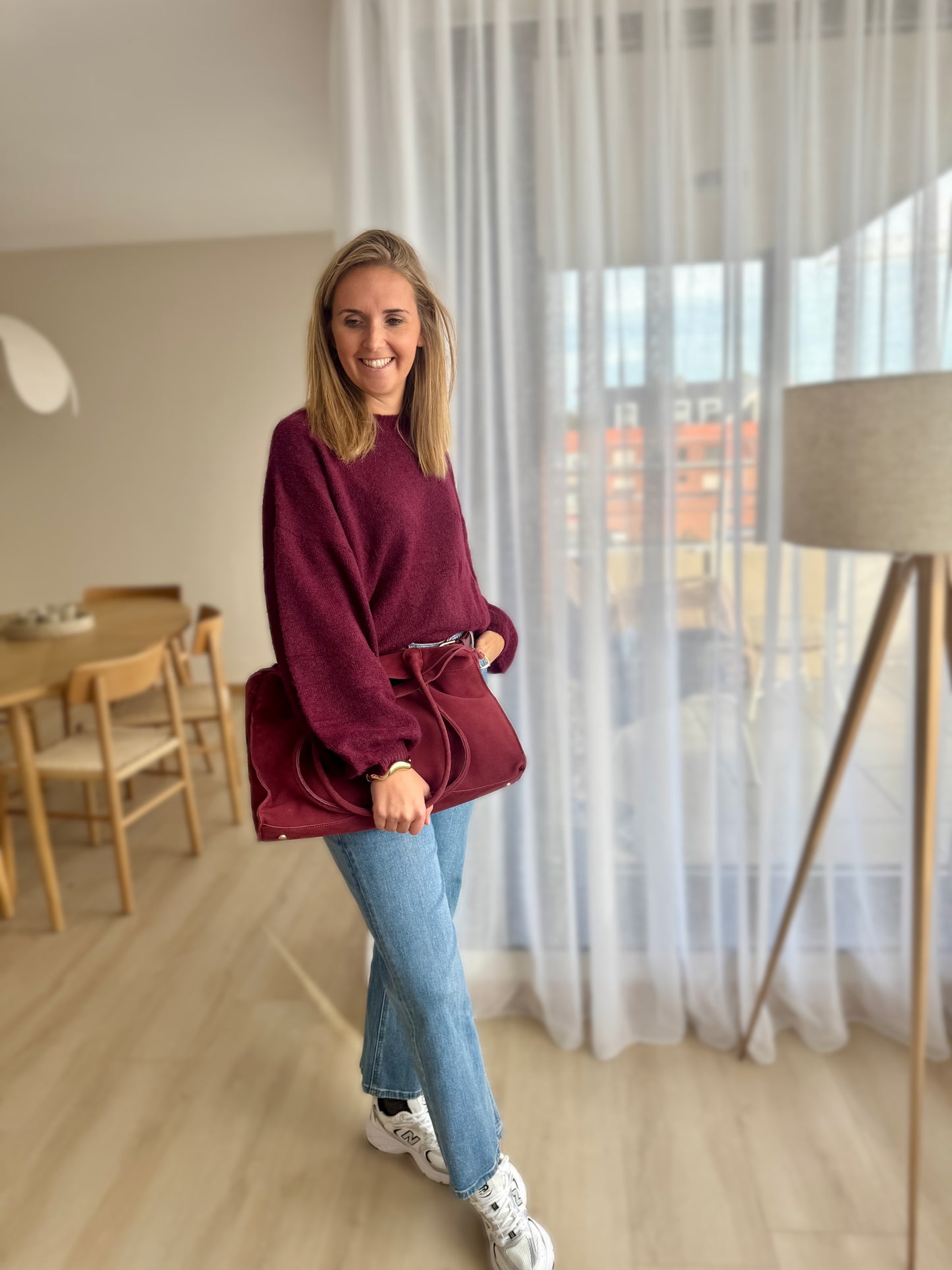 HANDBAG SUUS BORDEAUX