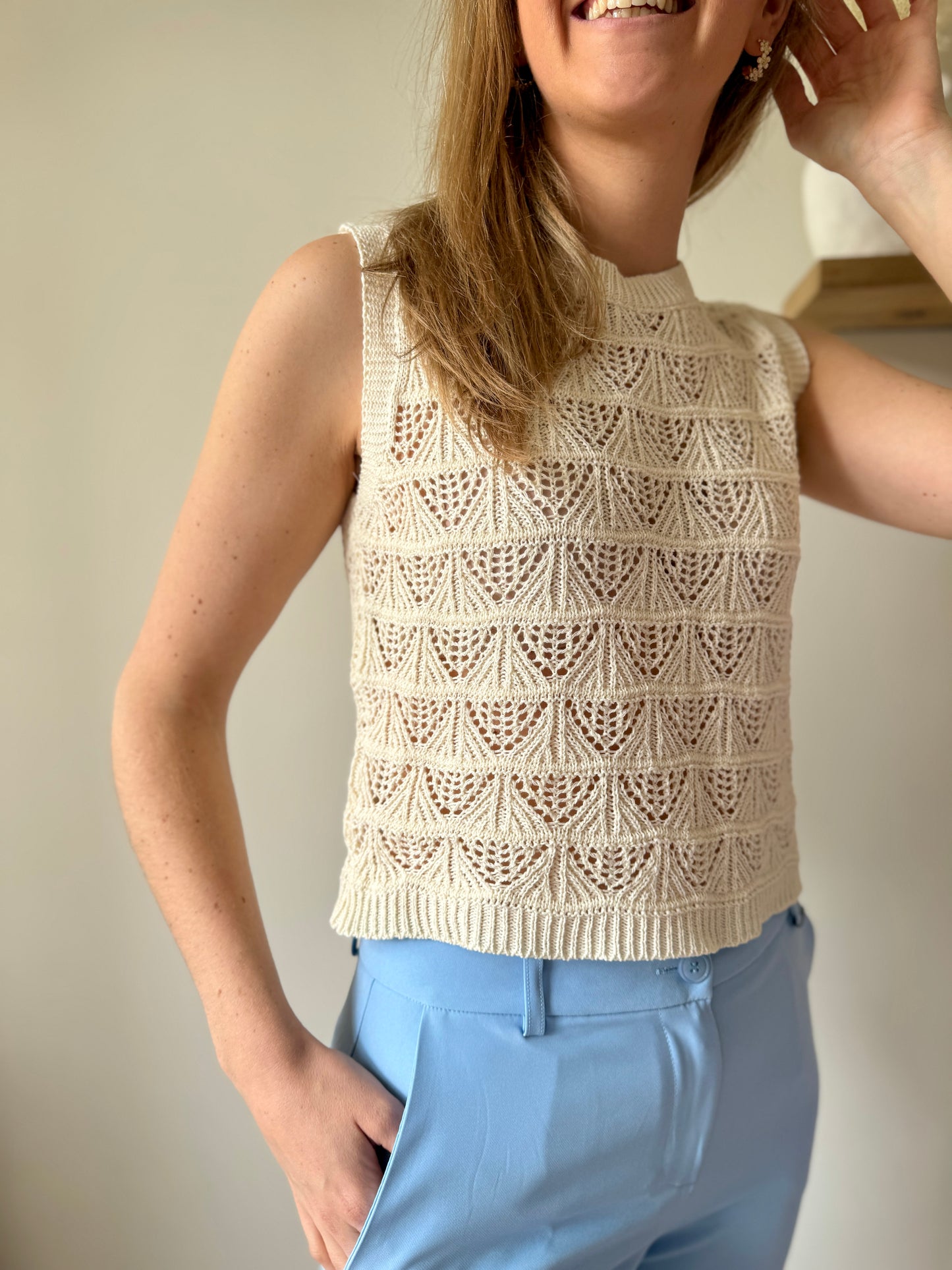 PULL GELINA BEIGE