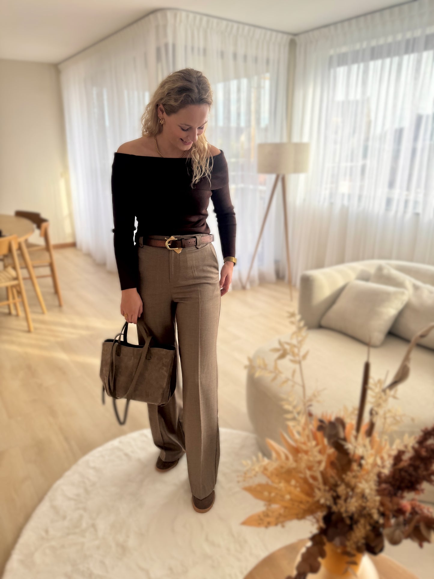 PANTS TAUPE