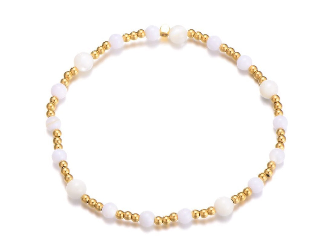 BRACELET GOLD/WHITE2