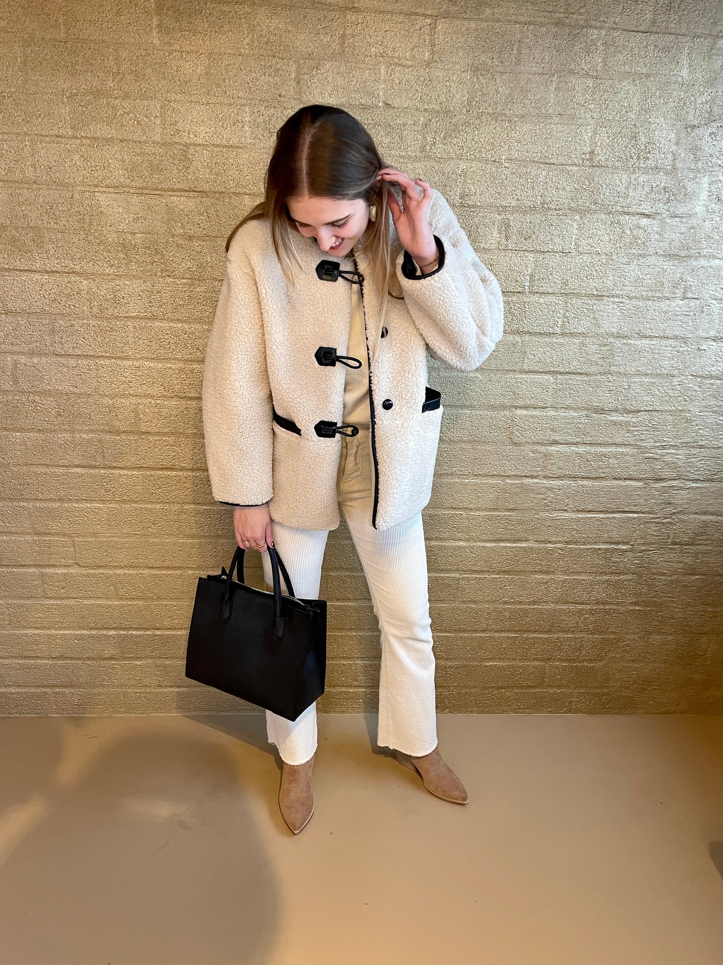 VEST TEDDY BEIGE