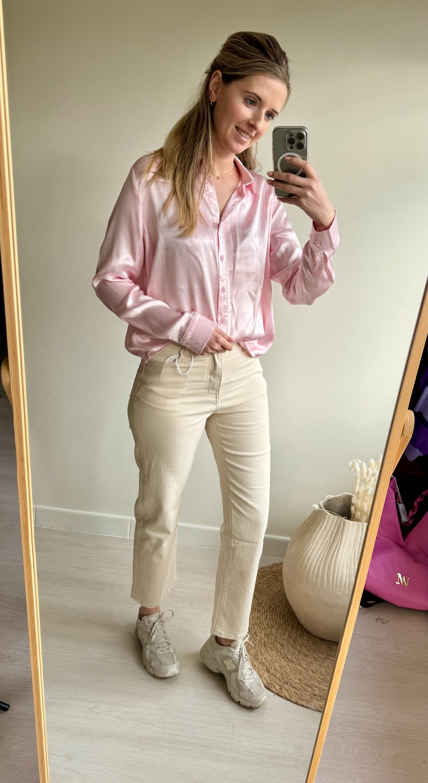 PANTS BEIGE HIGH WAIST