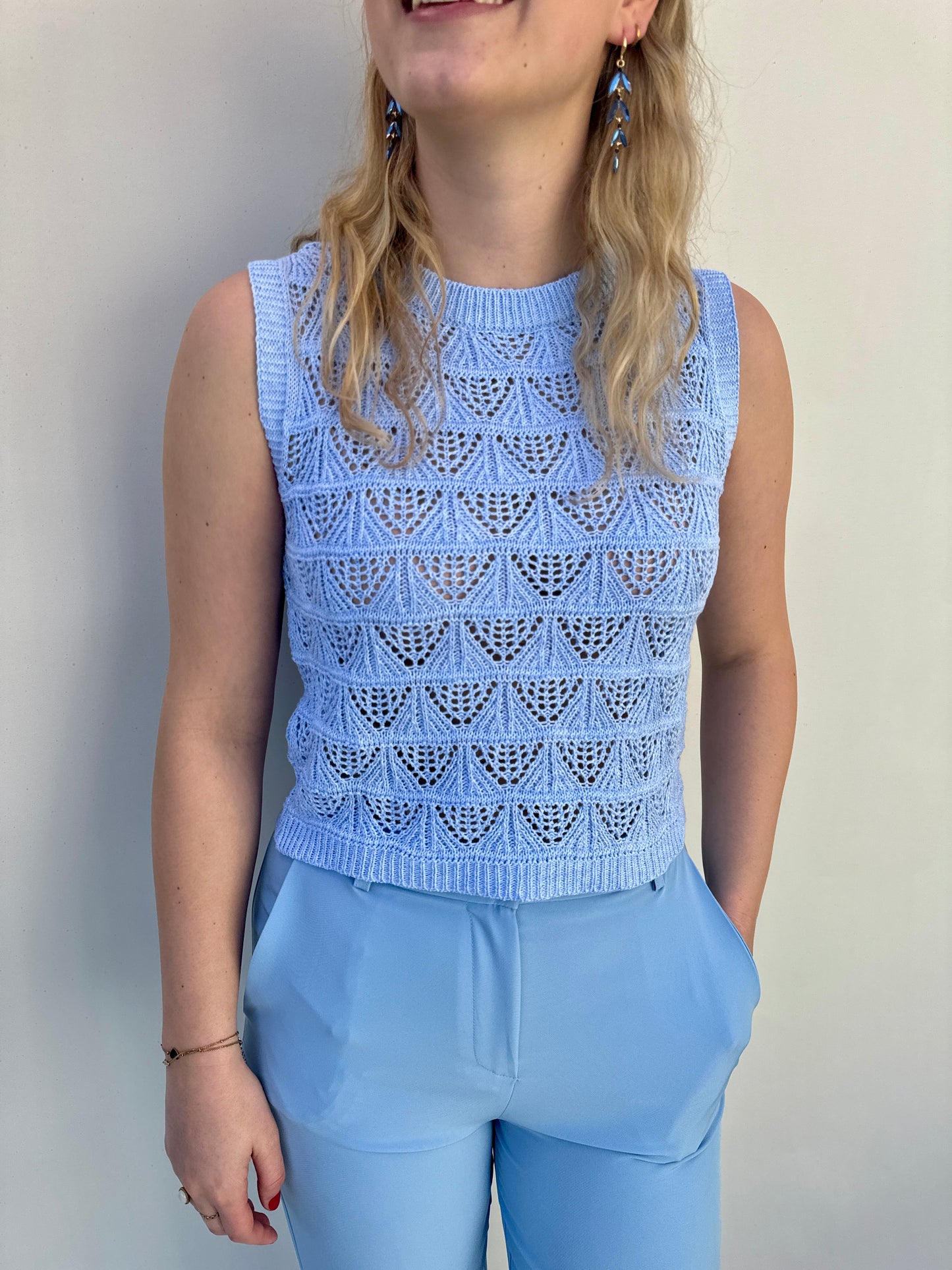 PULL GELINA BLUE