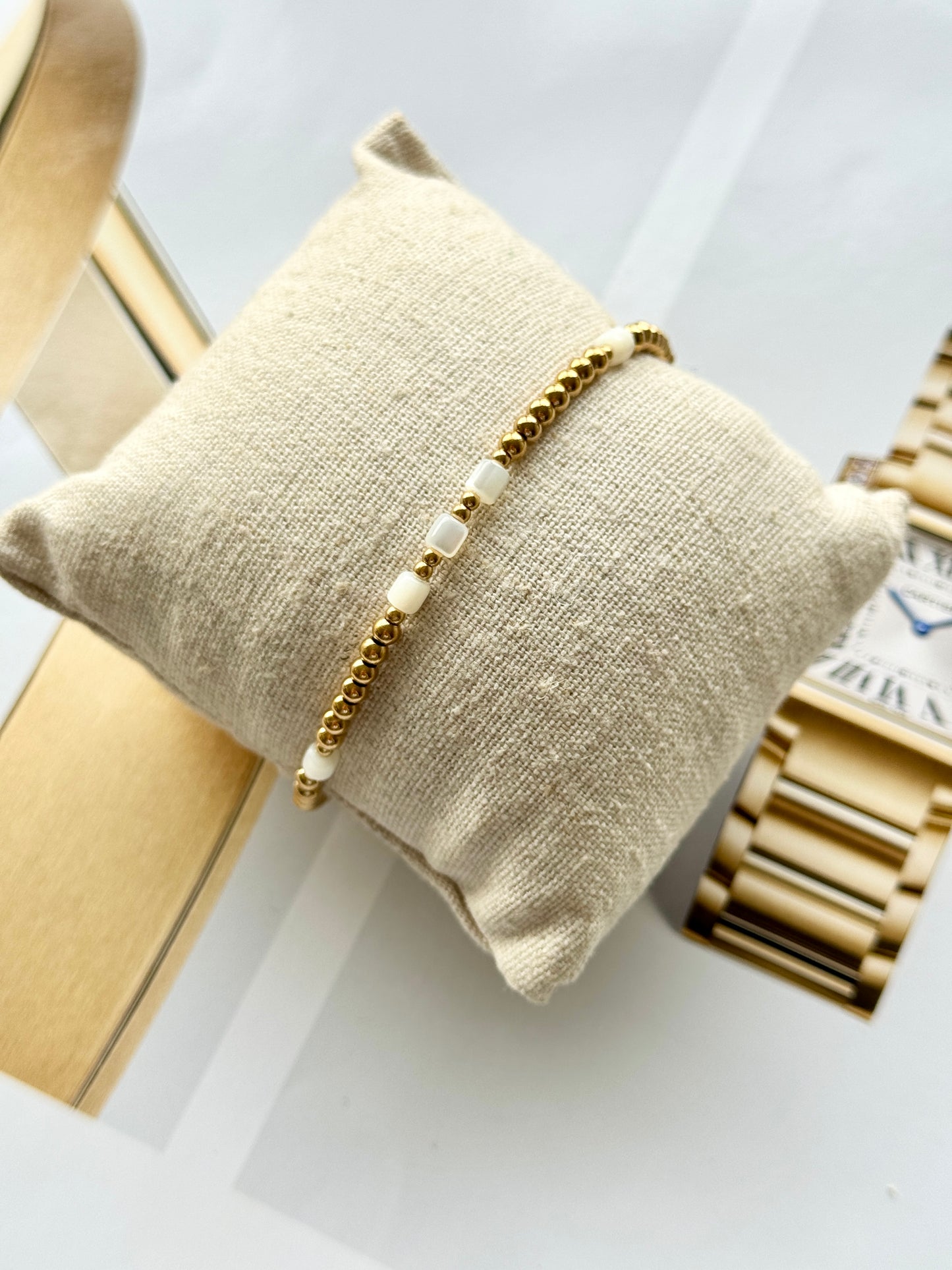 BRACELET GOLD/WHITE