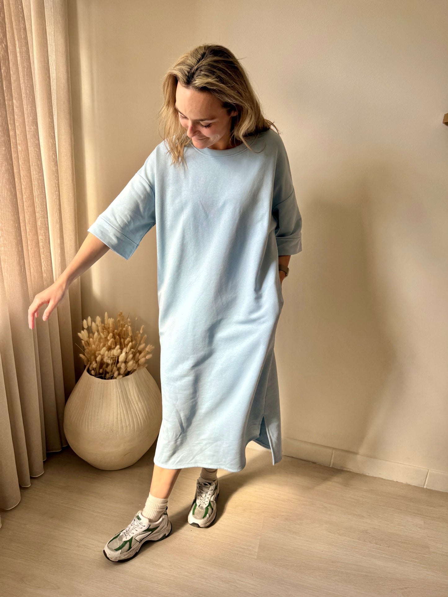 DRESS ADATTI BLUE