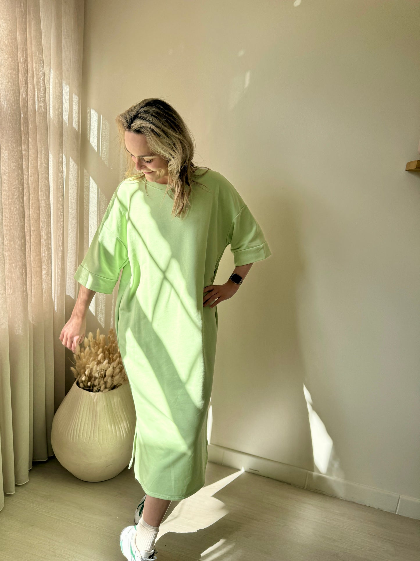 DRESS ADATTI GREEN
