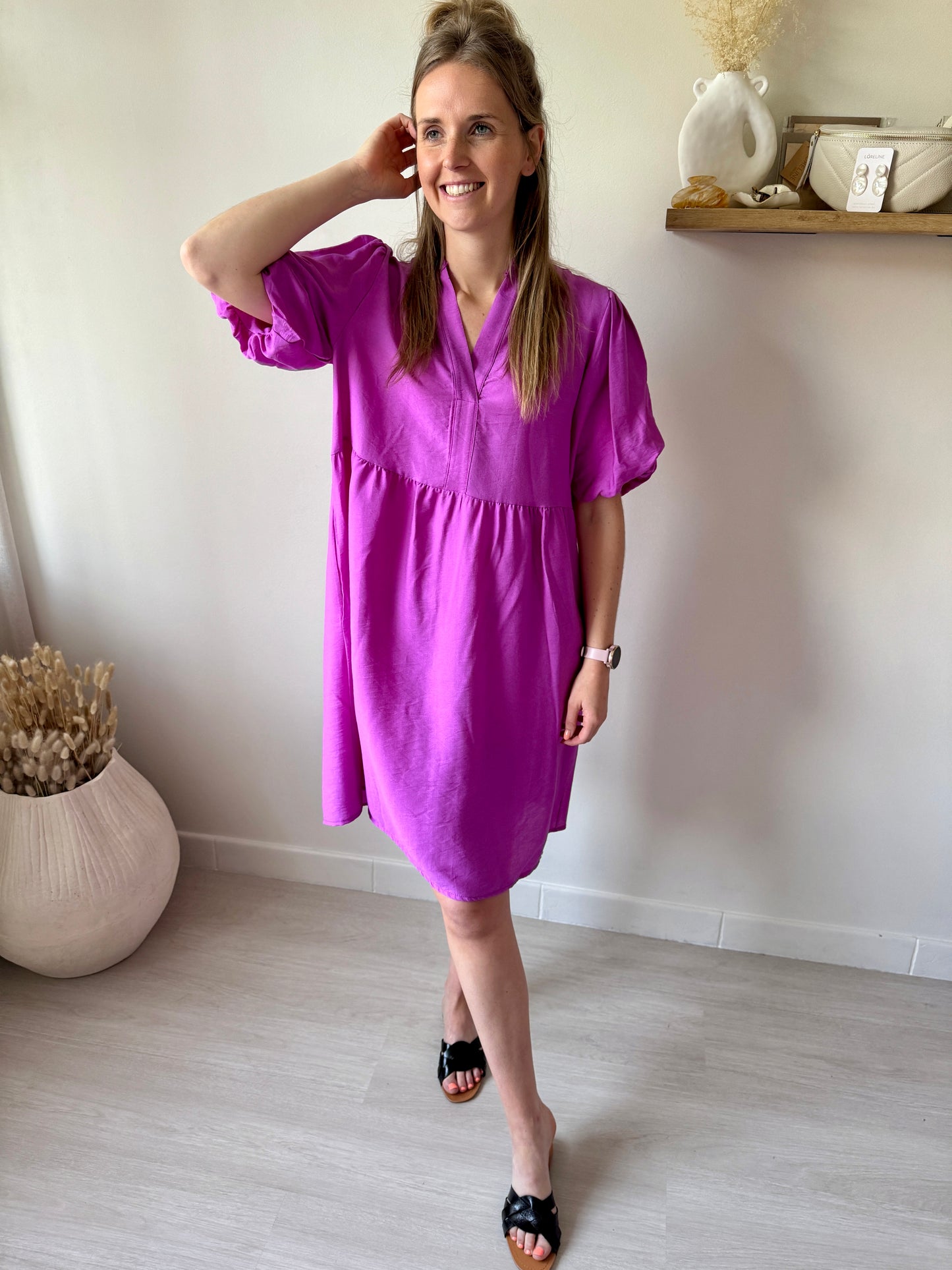 DRESS ELISA MAGENTA
