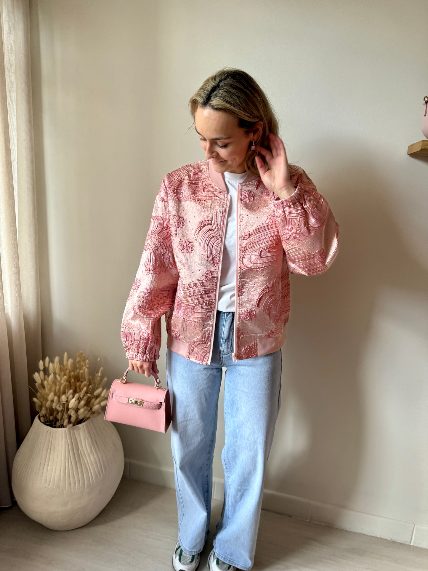 BOMBER JACKET PINK