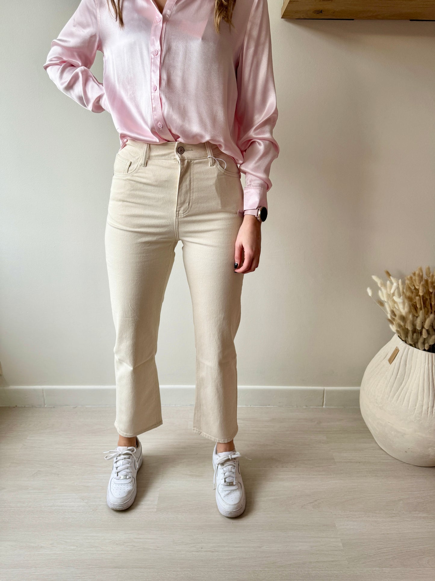 PANTS BEIGE HIGH WAIST