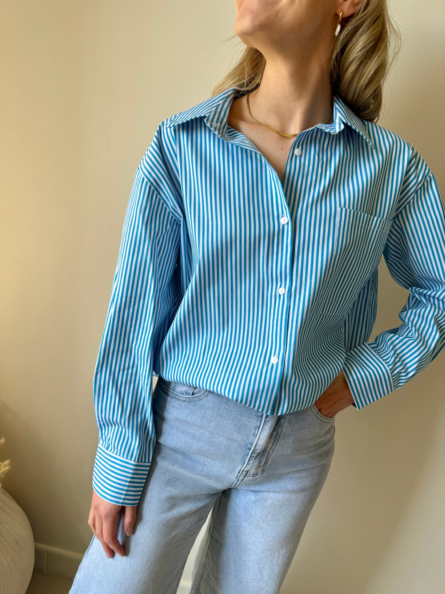 BLOUSE FISSA BLUE