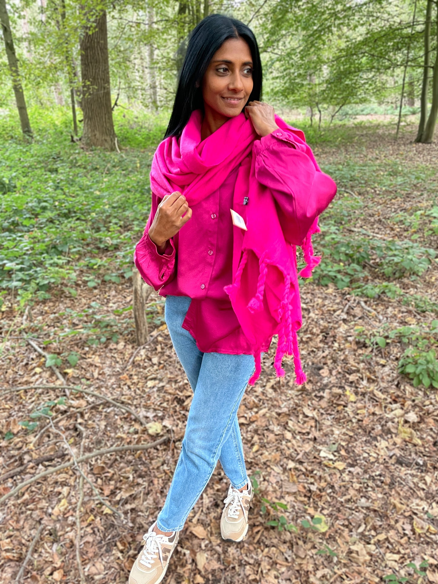 SCARF PINK