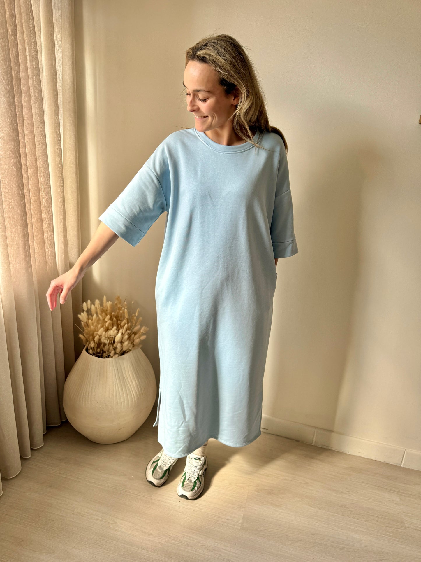 DRESS ADATTI BLUE