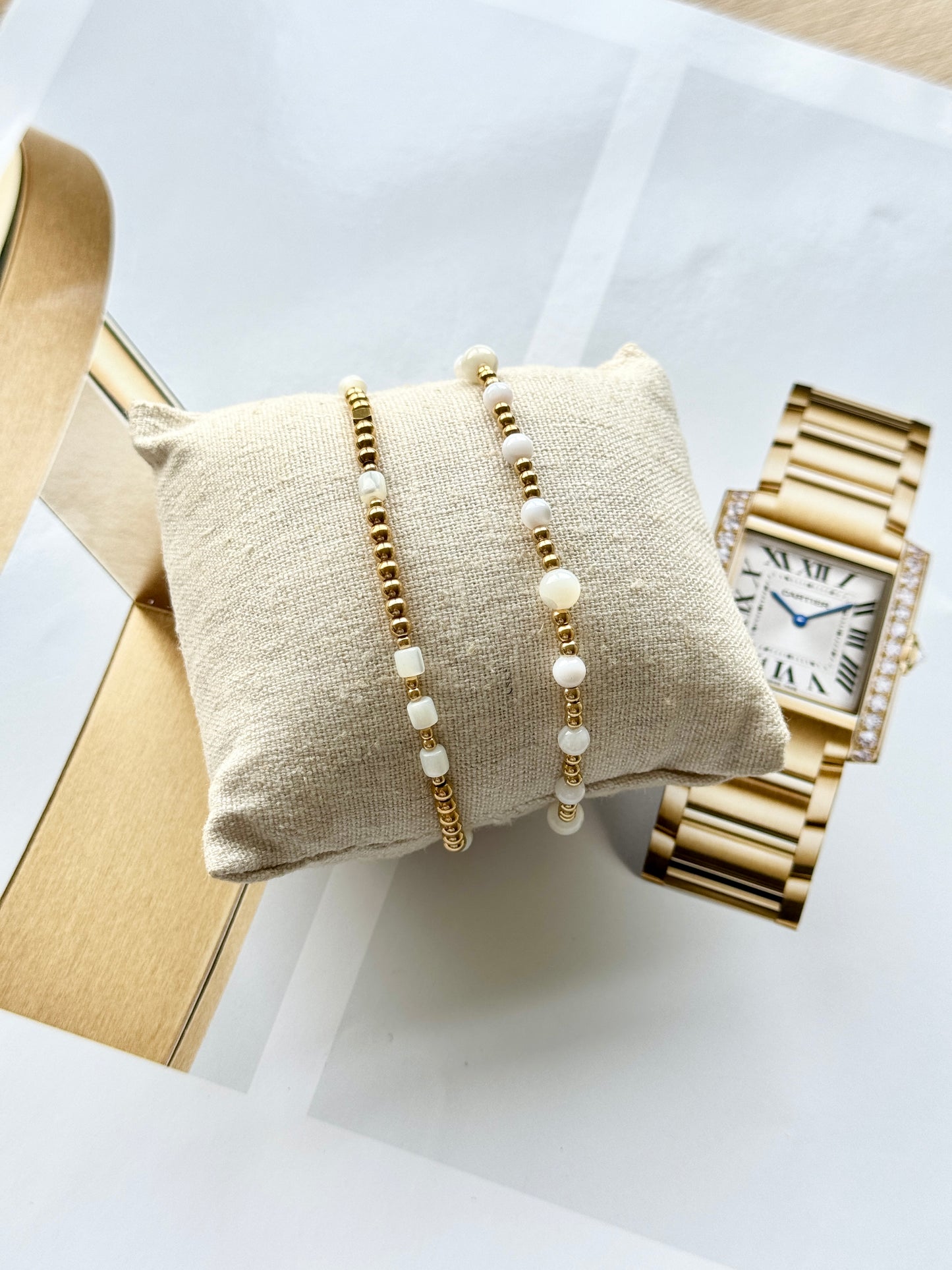 BRACELET GOLD/WHITE