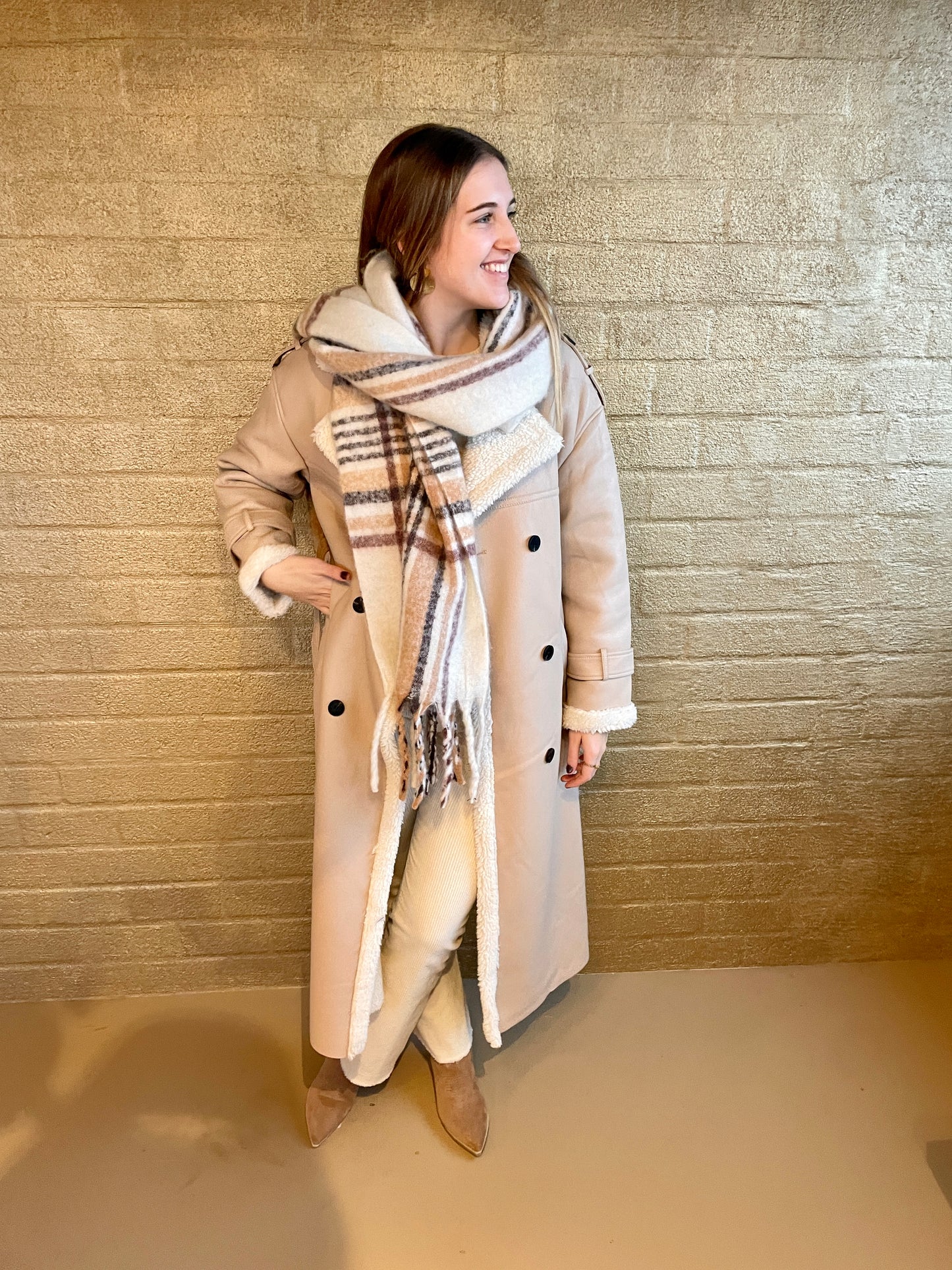 JACKET BEIGE TEDDY