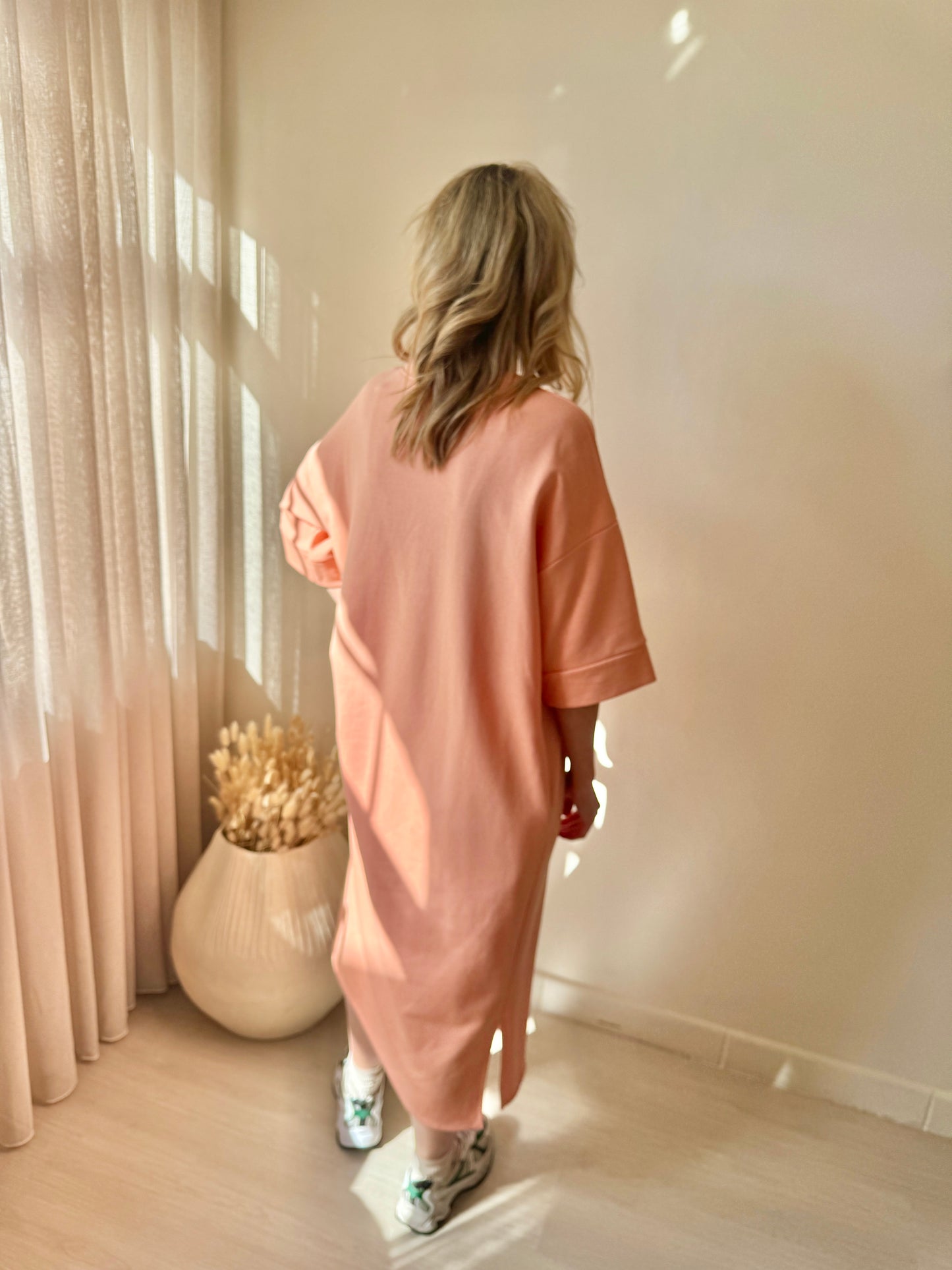 DRESS ADATTI PEACH