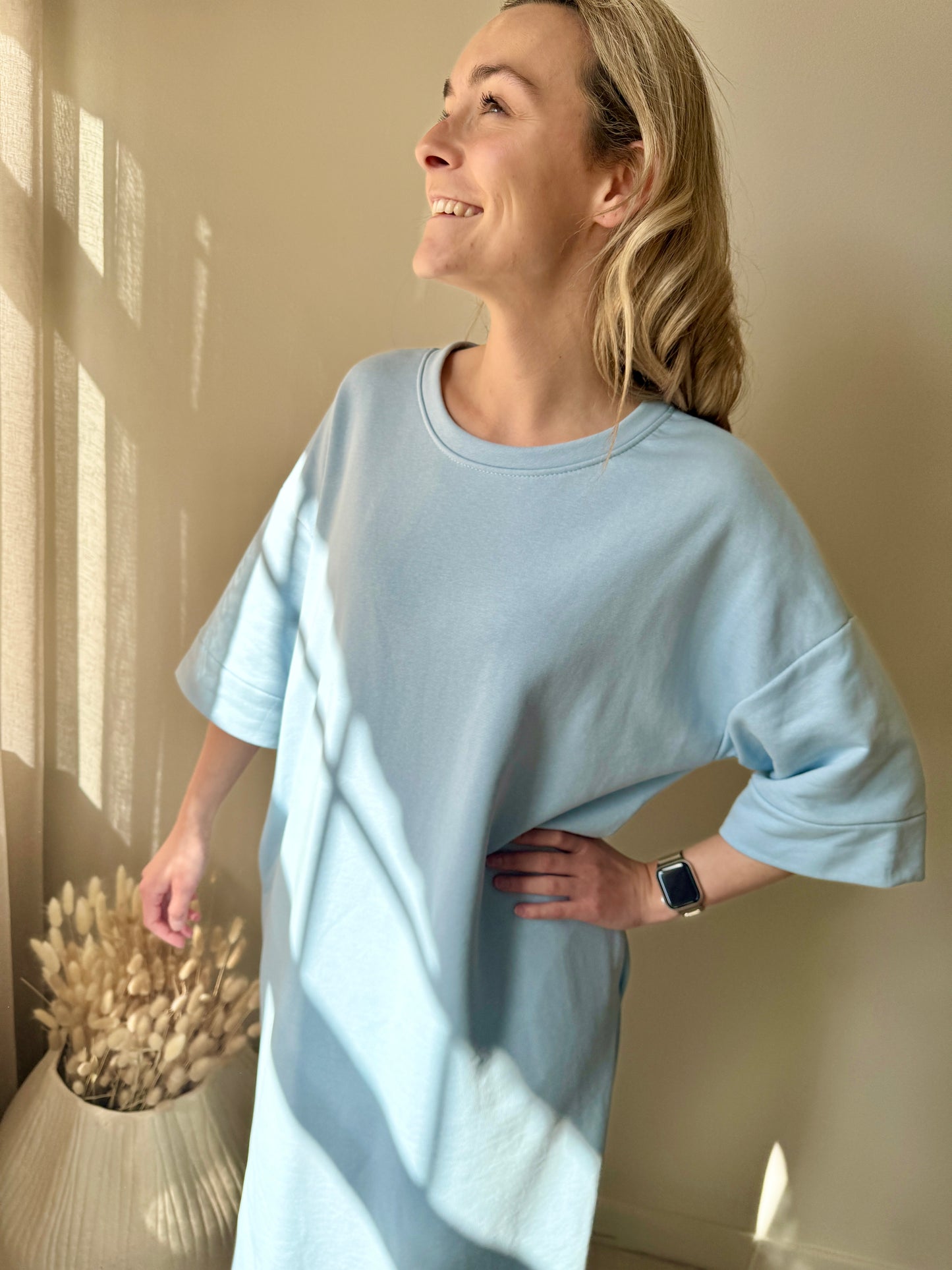 DRESS ADATTI BLUE