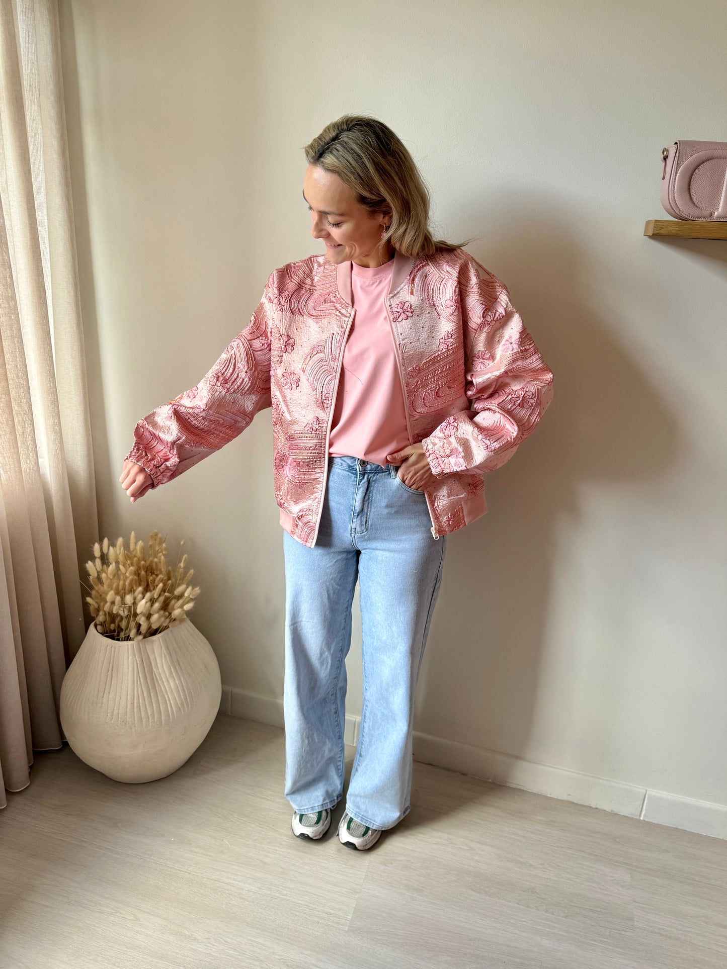 BOMBER JACKET PINK