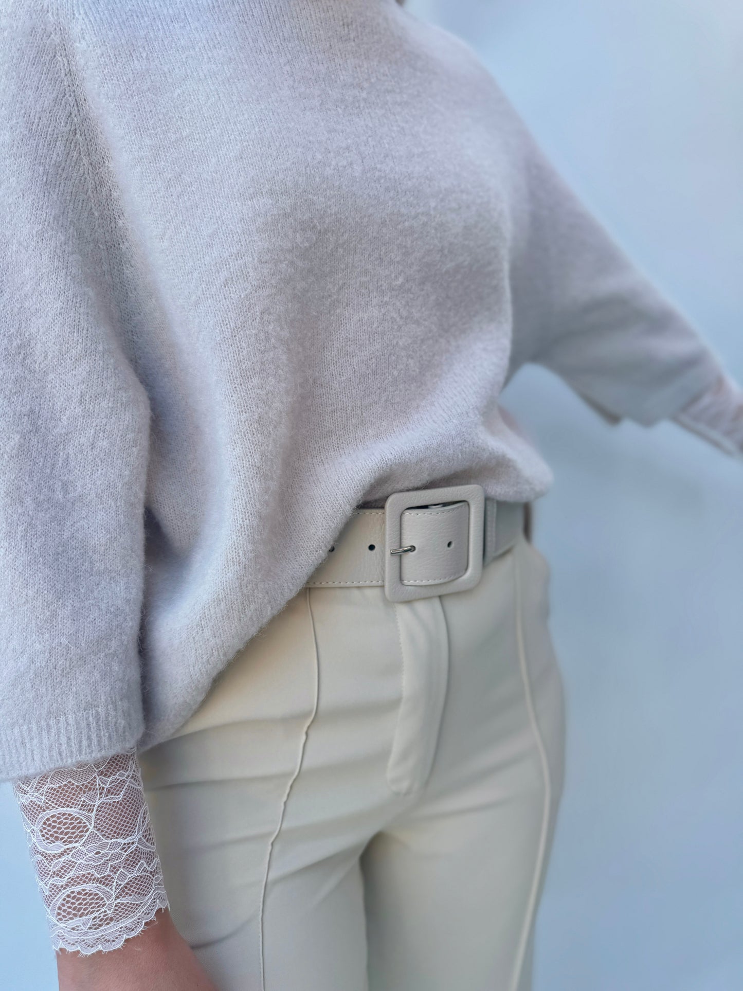 BELT CARO BEIGE - RIEM