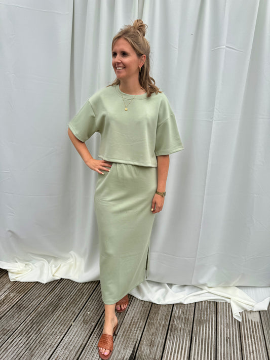 SKIRT ALINE GREEN