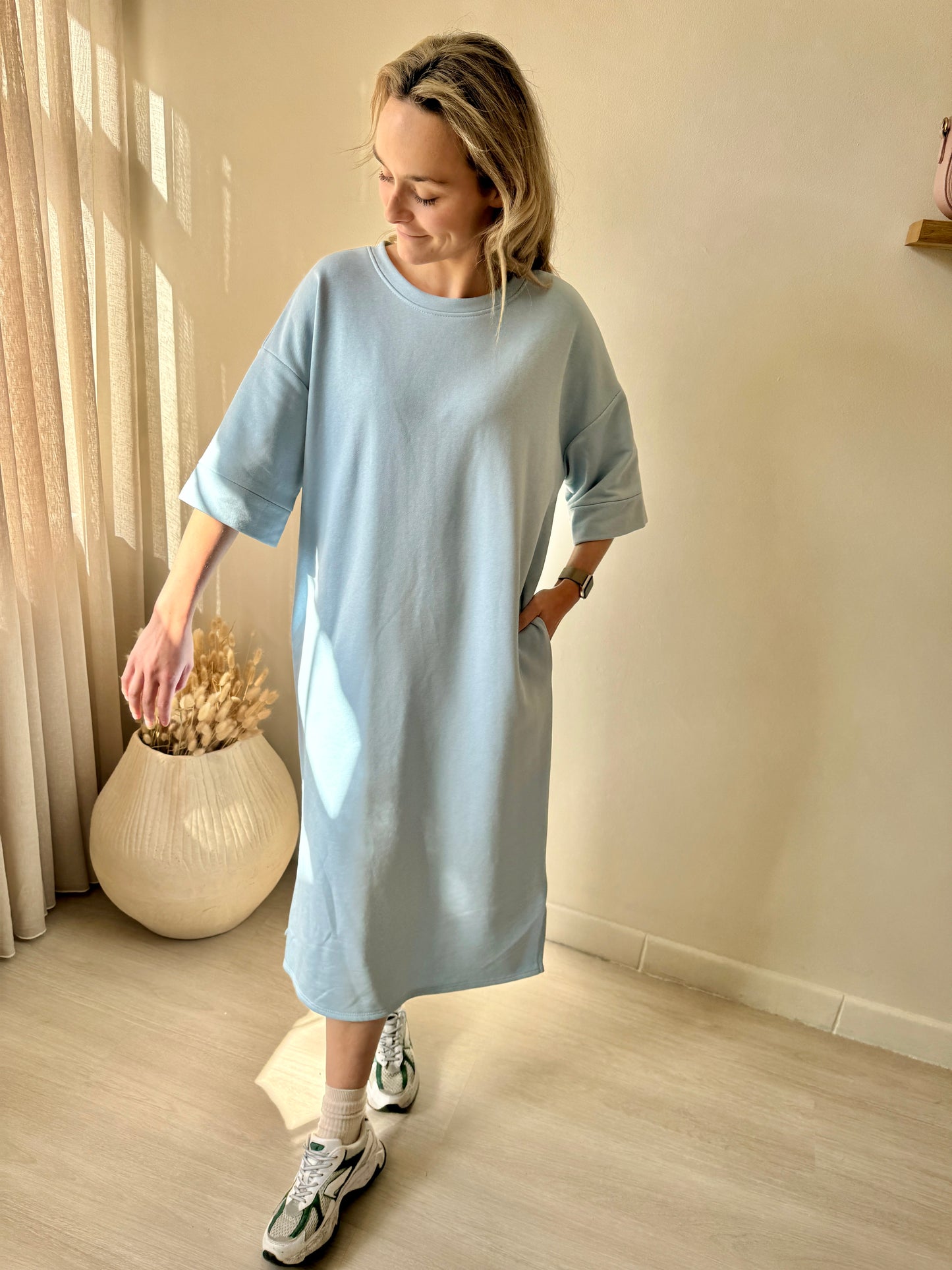 DRESS ADATTI BLUE