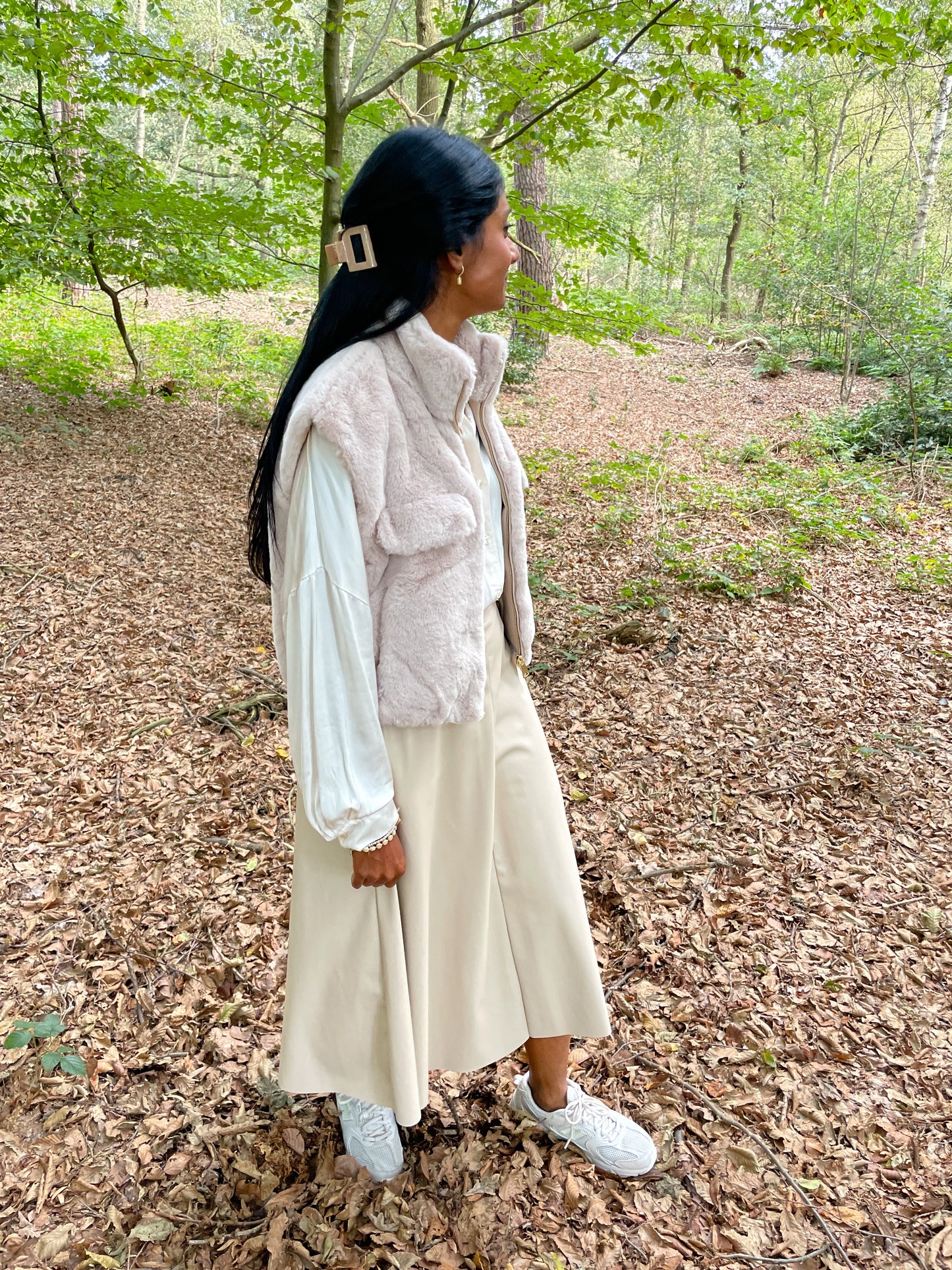 SKIRT PIA BEIGE