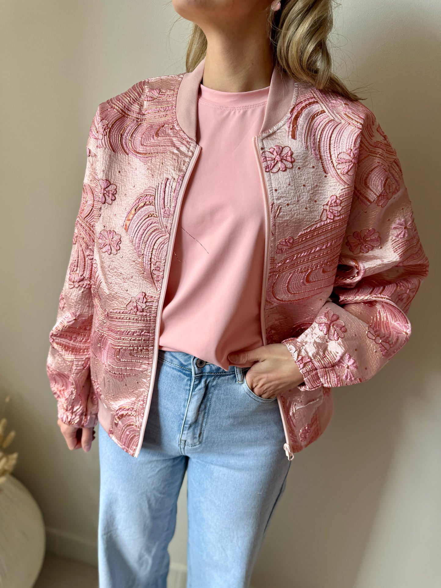 BOMBER JACKET PINK
