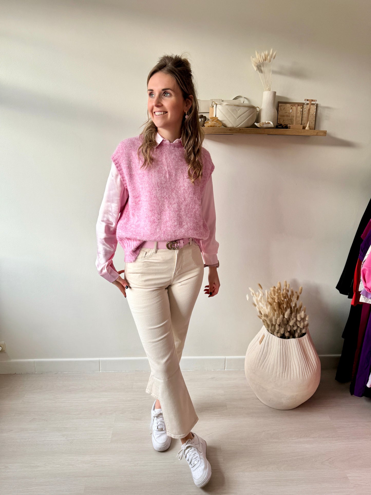 PANTS BEIGE HIGH WAIST