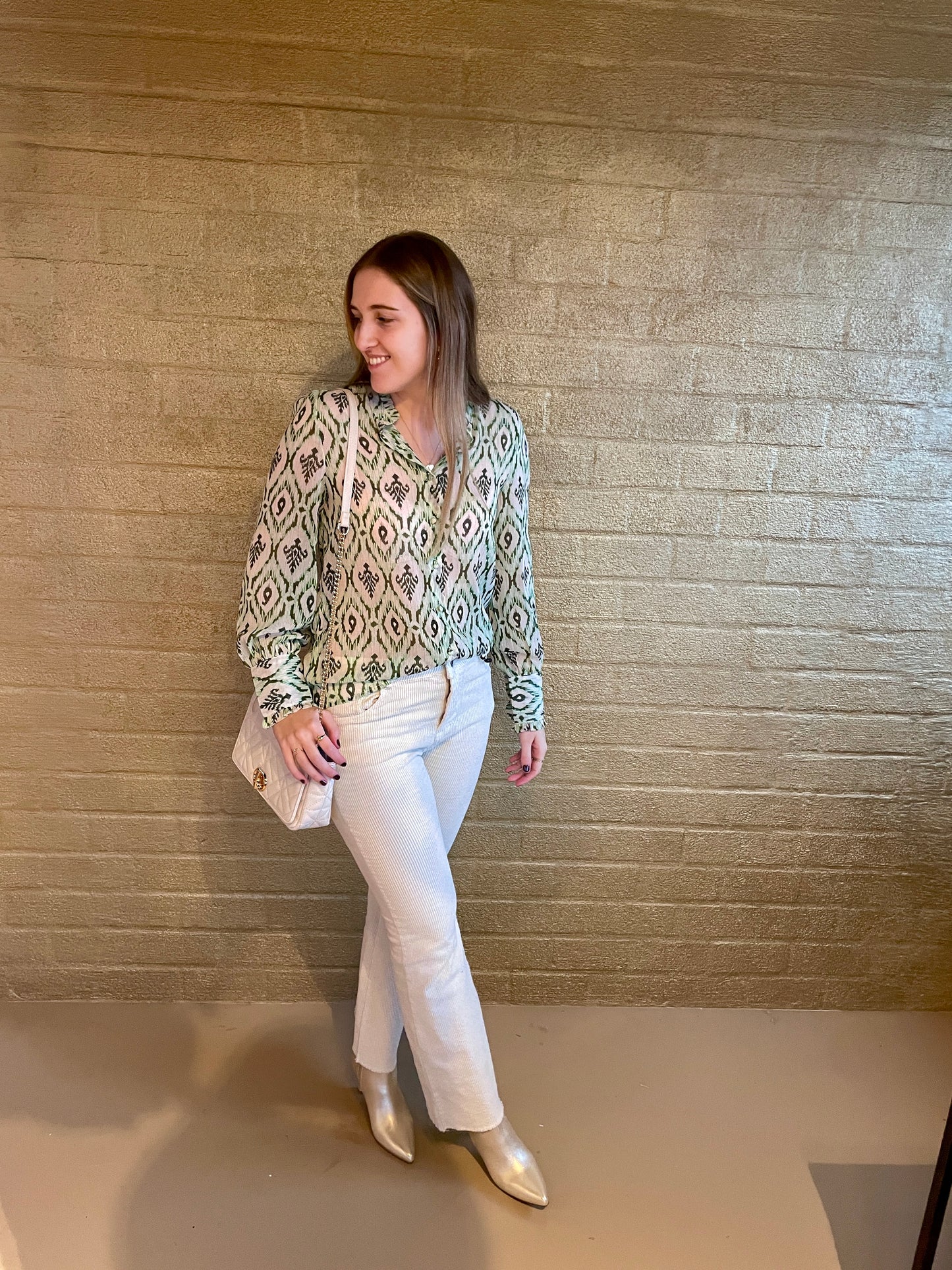 CAMILLA BLOUSE GREEN
