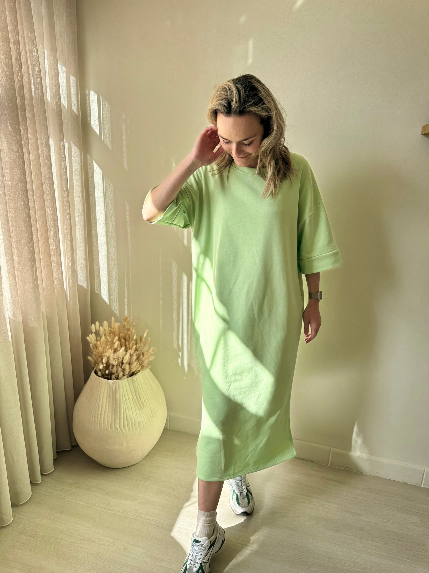 DRESS ADATTI GREEN