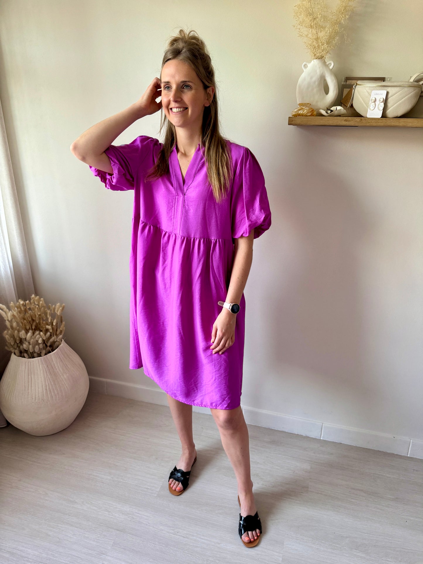 DRESS ELISA MAGENTA