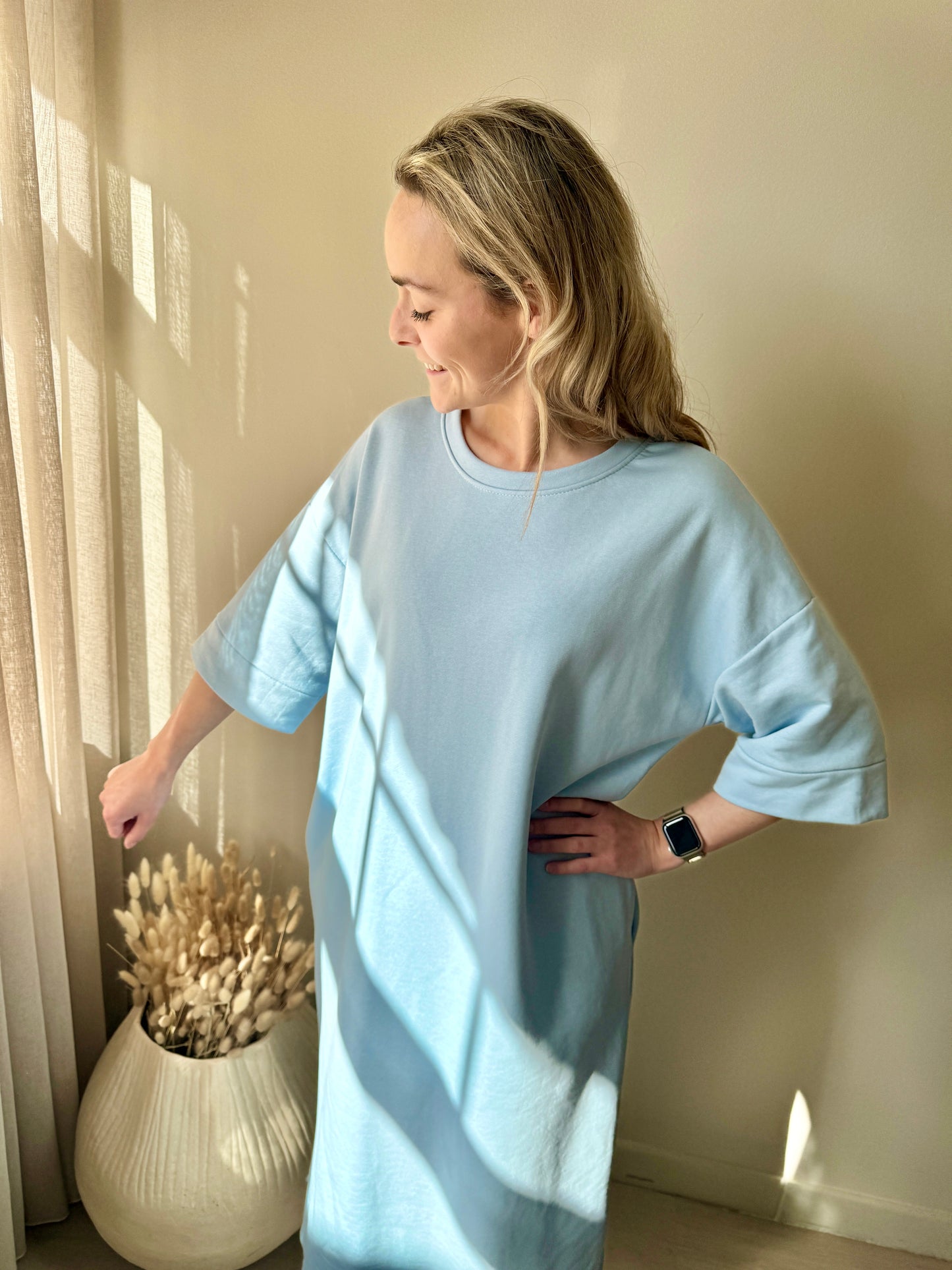 DRESS ADATTI BLUE