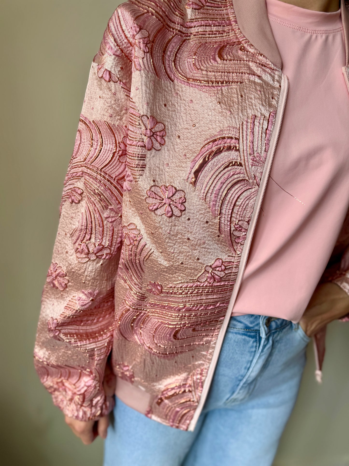 BOMBER JACKET PINK
