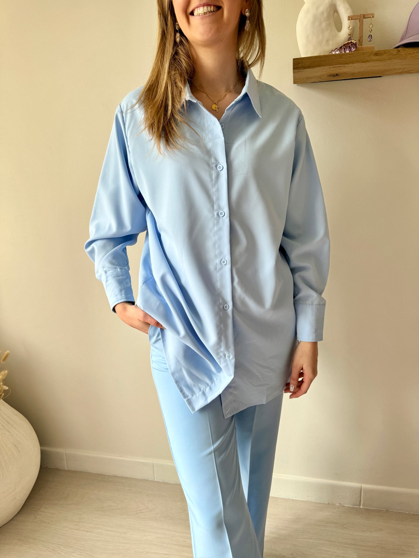 BLOUSE BLUE CLAR