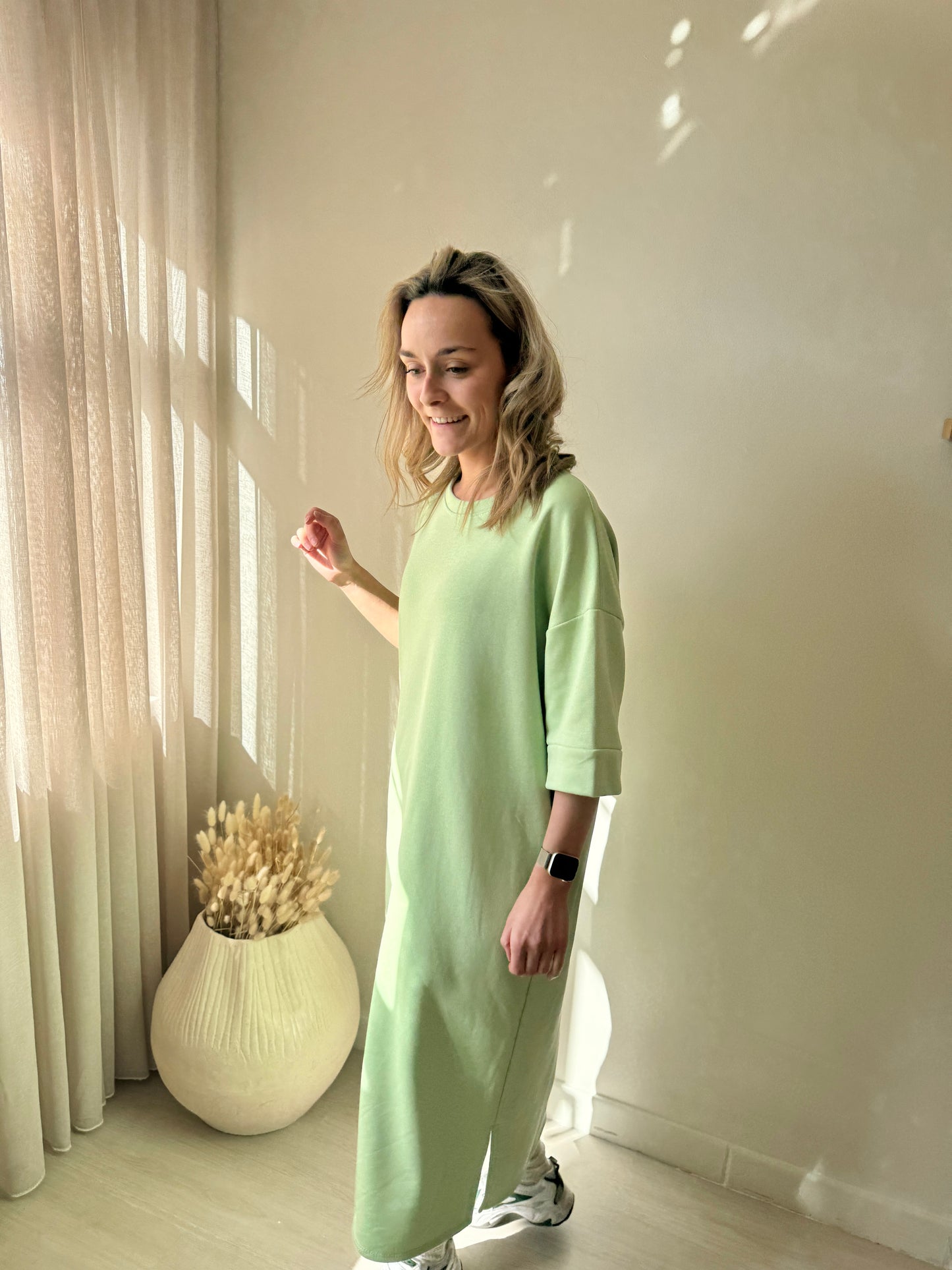 DRESS ADATTI GREEN