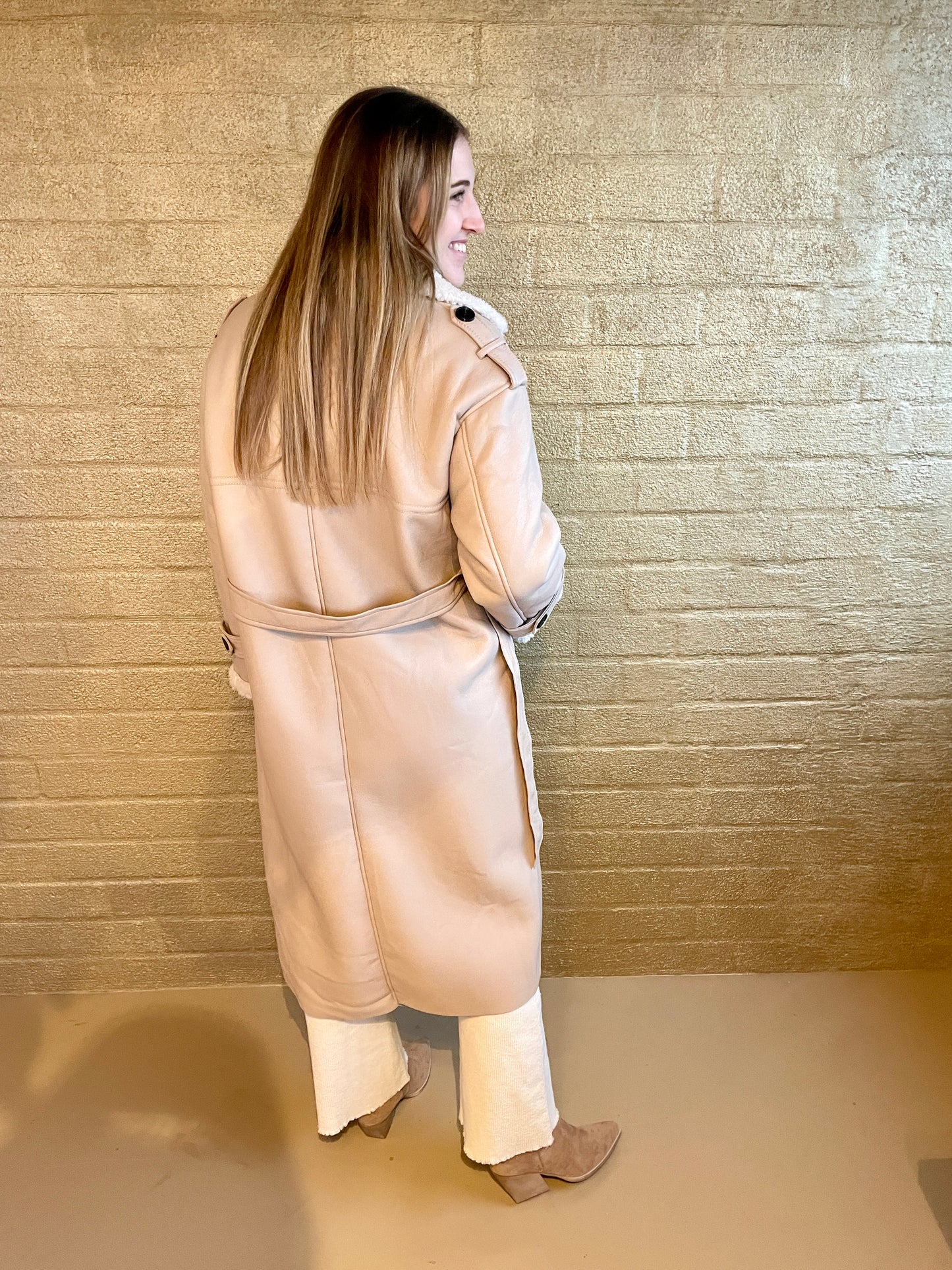 JACKET BEIGE TEDDY