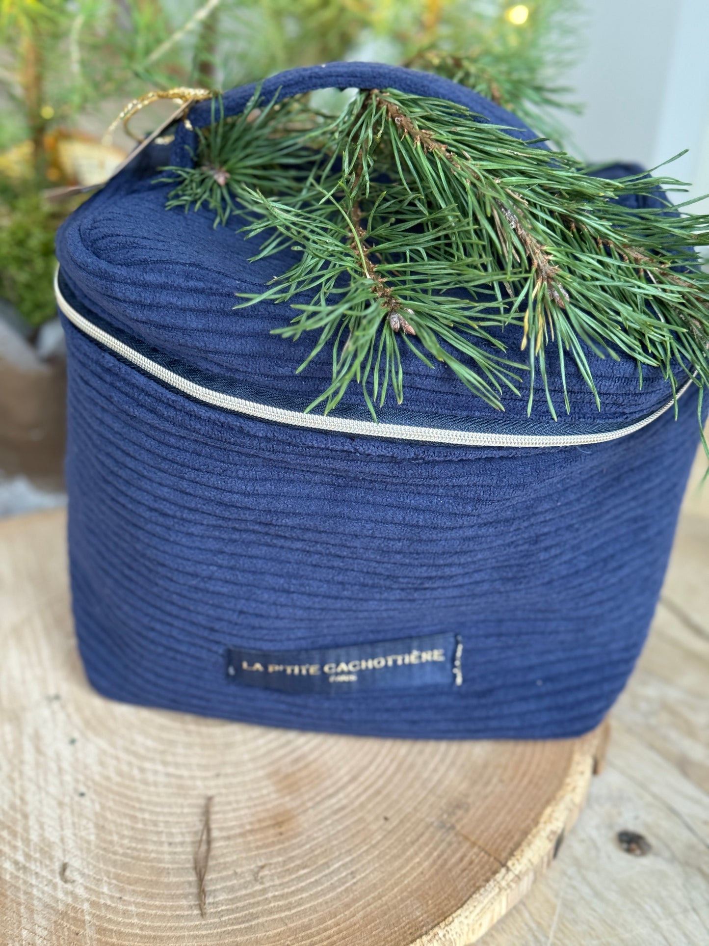 Toiletzak blauw