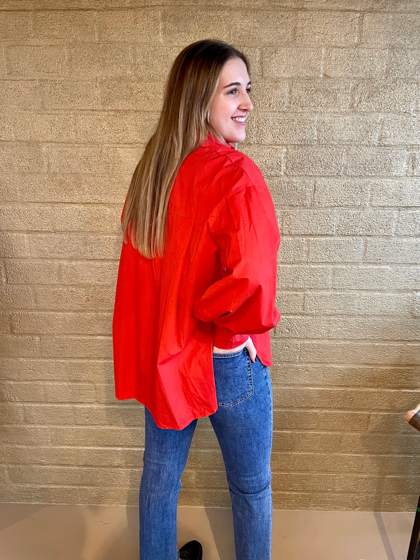 BLOUSE MIN RED