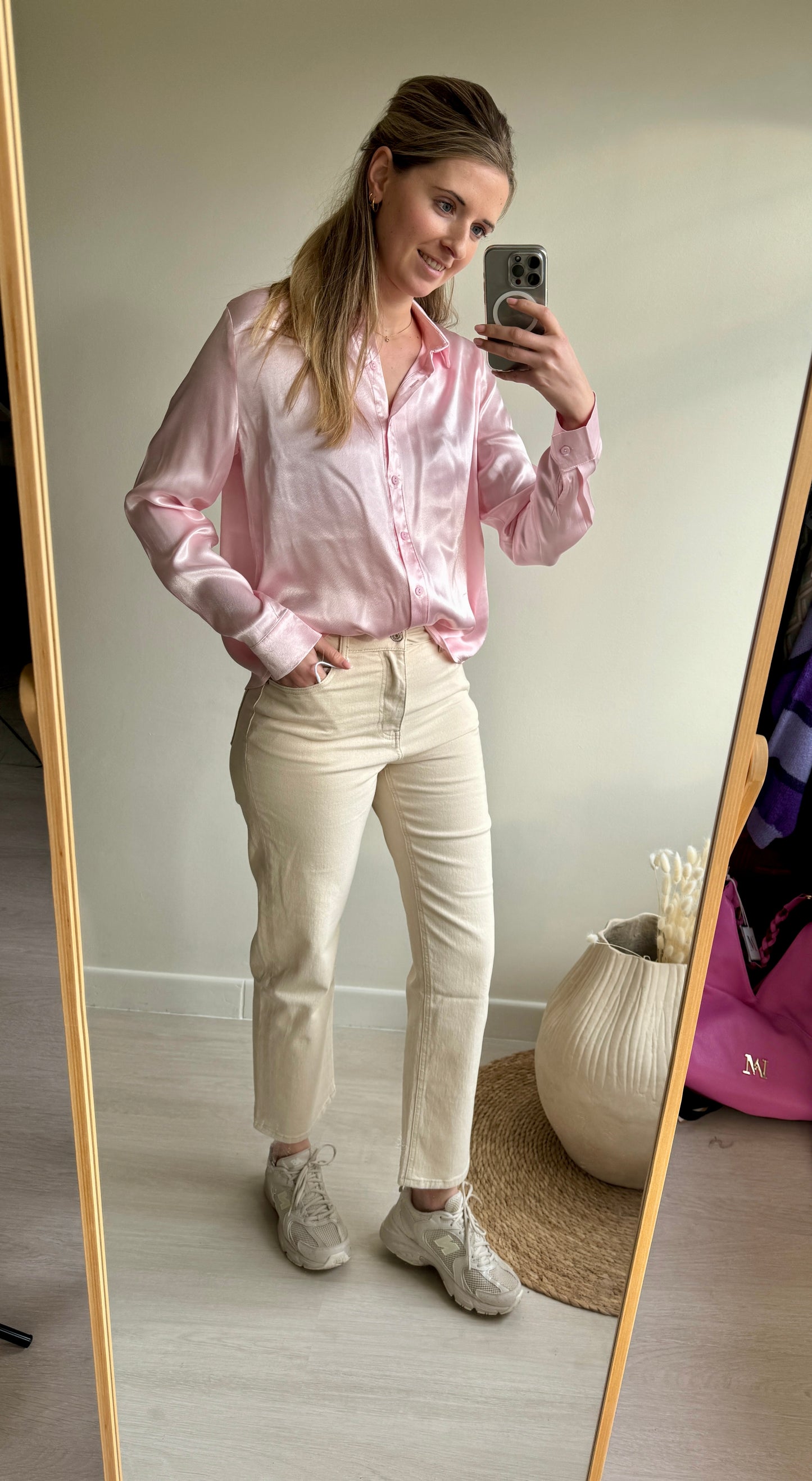 PANTS BEIGE HIGH WAIST