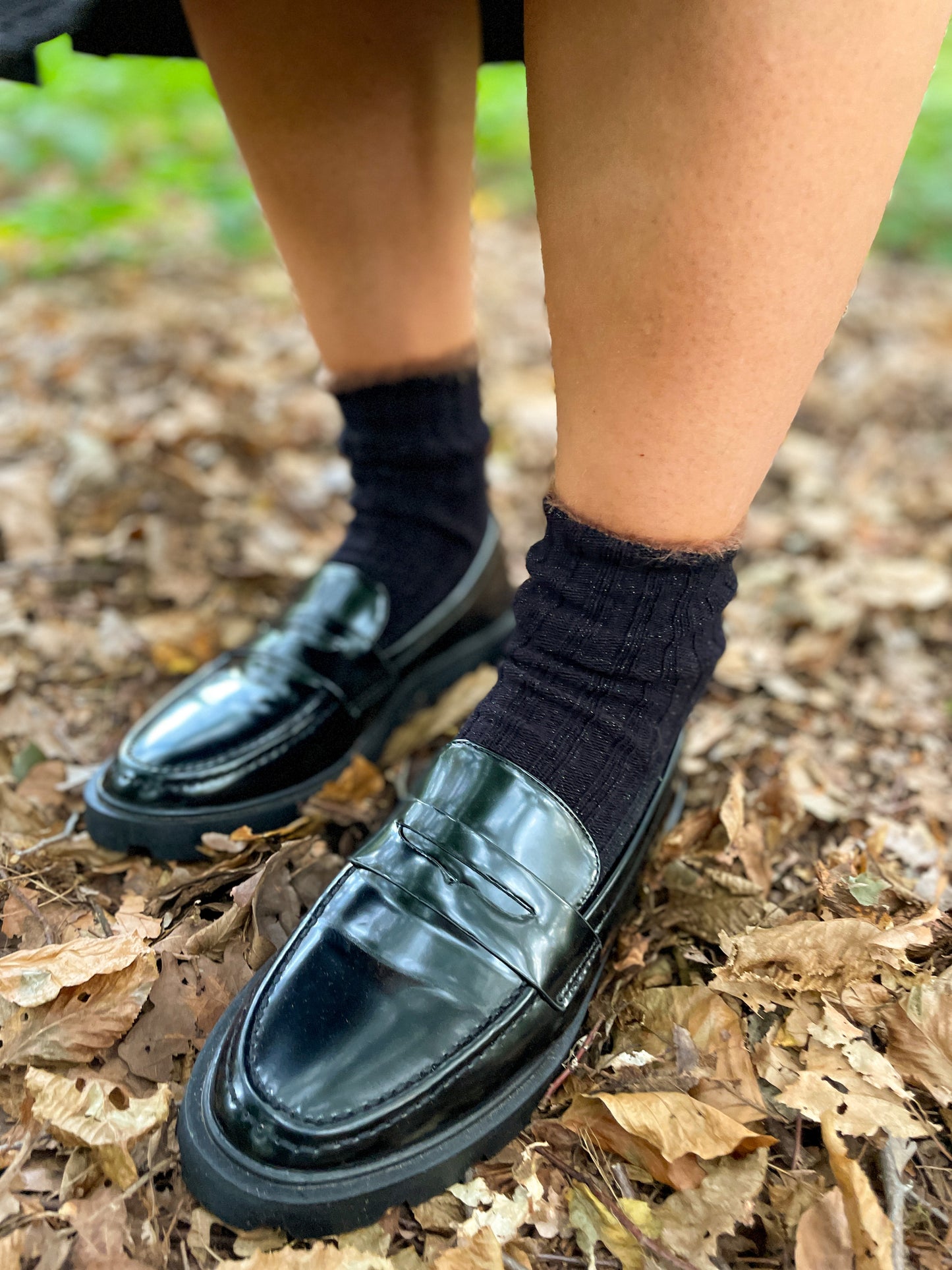 Loafers black
